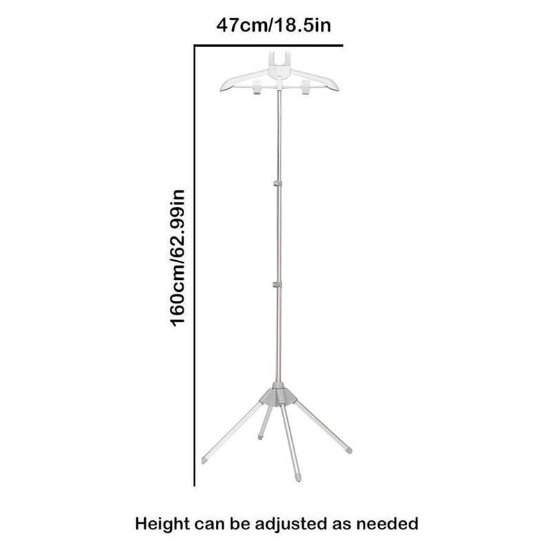 Регулируемая вешалка для одежды, складная стойка для отпаривателя, портативная паровая гладильная доска, универсальная паровая стойка, одежда для дома