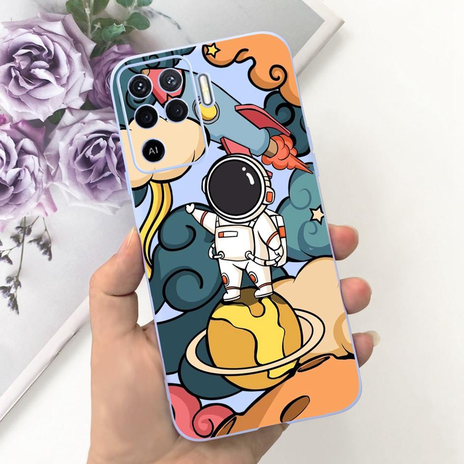Чехол для OPPO Reno 5 Lite CPH2205 Популярный Цветок Мягкий Силиконовый Задний Чехол для OPPO A94 5G CPH2211 A 94 Reno 5Z Reno5 Lite Бампер