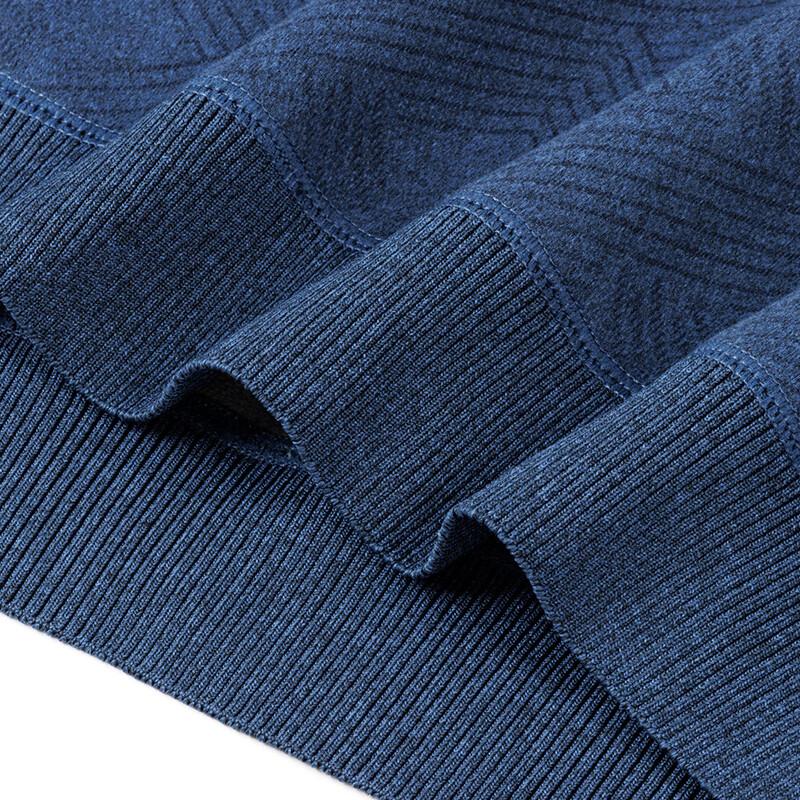 ROMON Мужской вязаный свитер из смесовой шерсти с флисовой подкладкой и воротником-поло