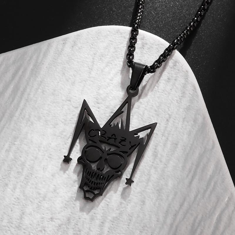 Нержавеющая сталь простой персонализированный кулон-паук ожерелье для мужчин и женщин модный кулон для вечеринки ювелирный подарок