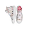 Converse Детские парусиновые кеды Chuck Taylor All Star High Top Граффити Детские кроссовки Серо-коричневые 666293C