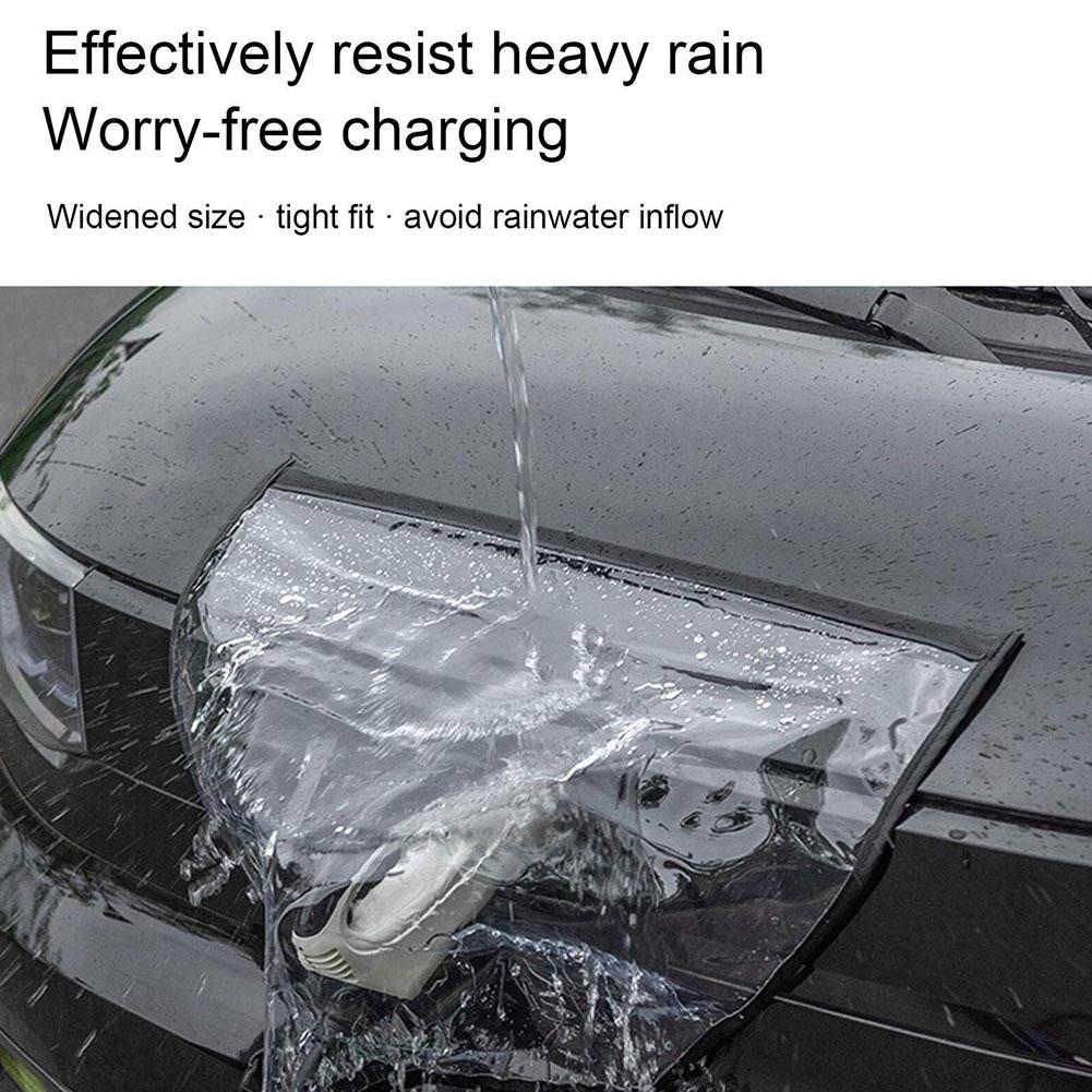 Крышка для штекера зарядного устройства для электромобиля Универсальная наружная защита от дождя и пыли для новых электрических транспортных средств Автомобильные аксессуары