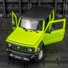 1:24 Suzuki Jimny Внедорожник SUV Металлический Литой Модель Автомобиля Звук и Свет Коллекция Дисплей Хобби Декор Подарки Для Мальчика
