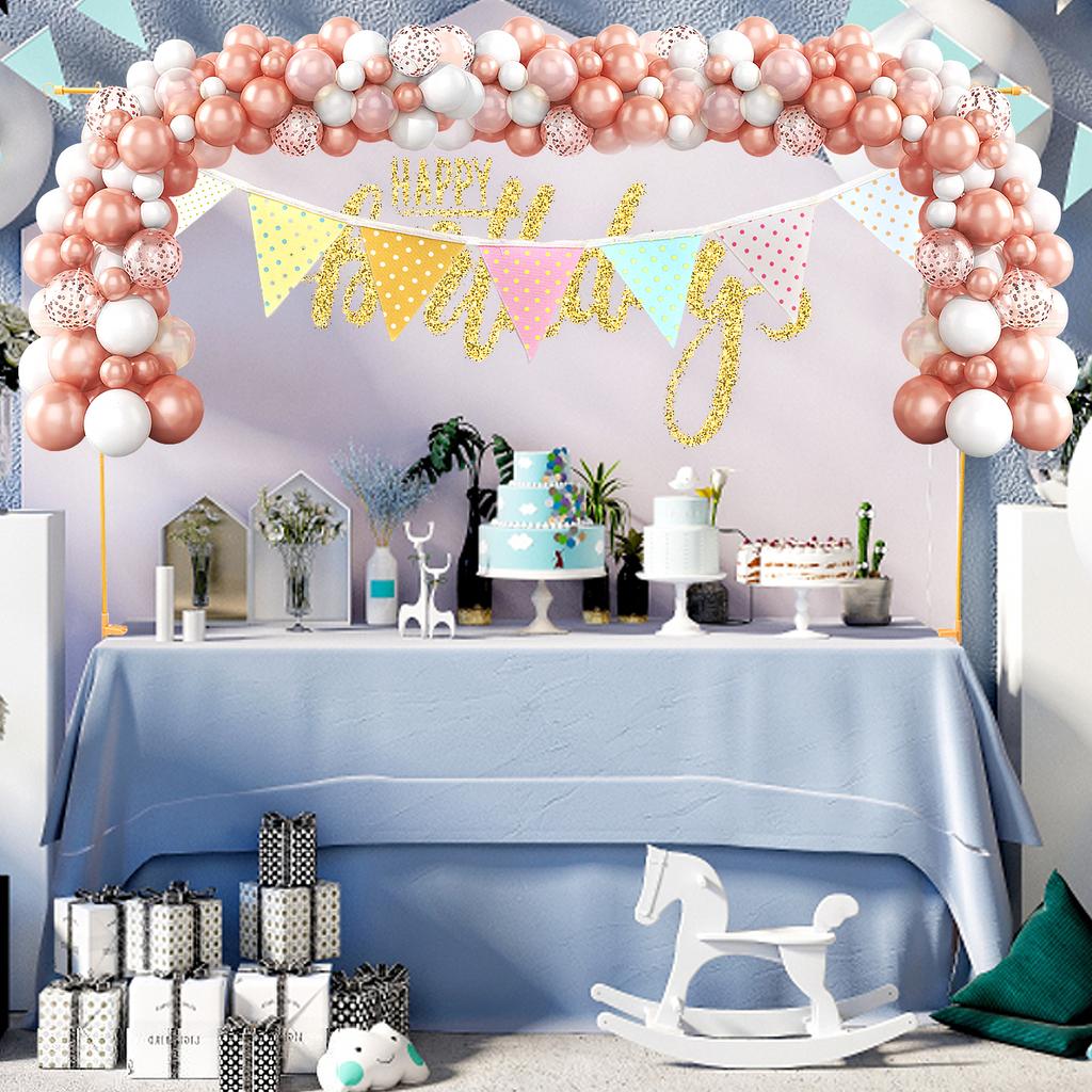 Свадебная арка Стойка Арка из воздушных шаров Садовый фон Рама для свадебной вечеринки на день рождения Выписки из роддома Фотобудка Фон Декор