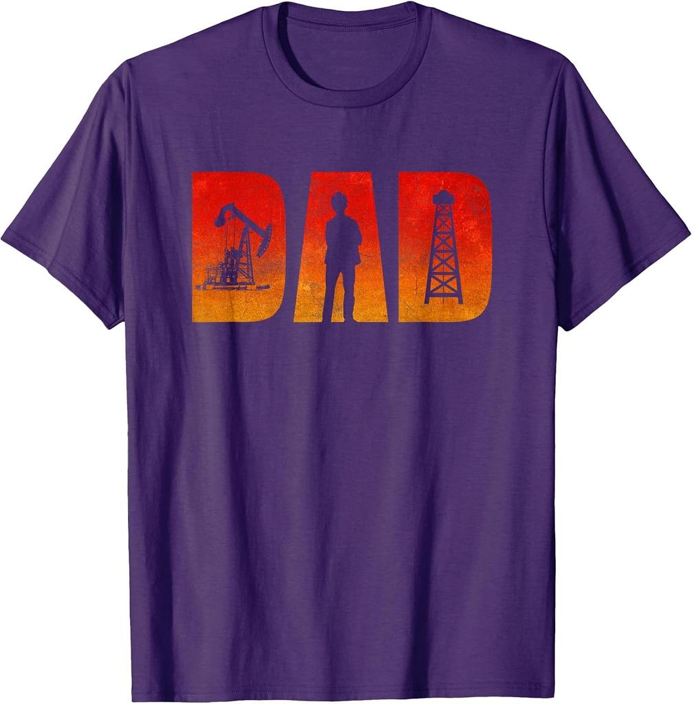 Oilfield Worker Gifts T-Shirt for Dads - Perfect for Roughnecks!