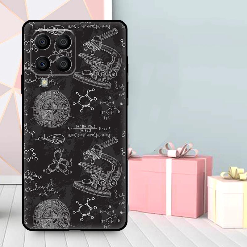 Biology and Chemistry Case For Samsung Galaxy M06 M11 M31 M14 M34 M54 M12 M32 M52 M15 M13 M16 M36 M56 M53 M35 M55