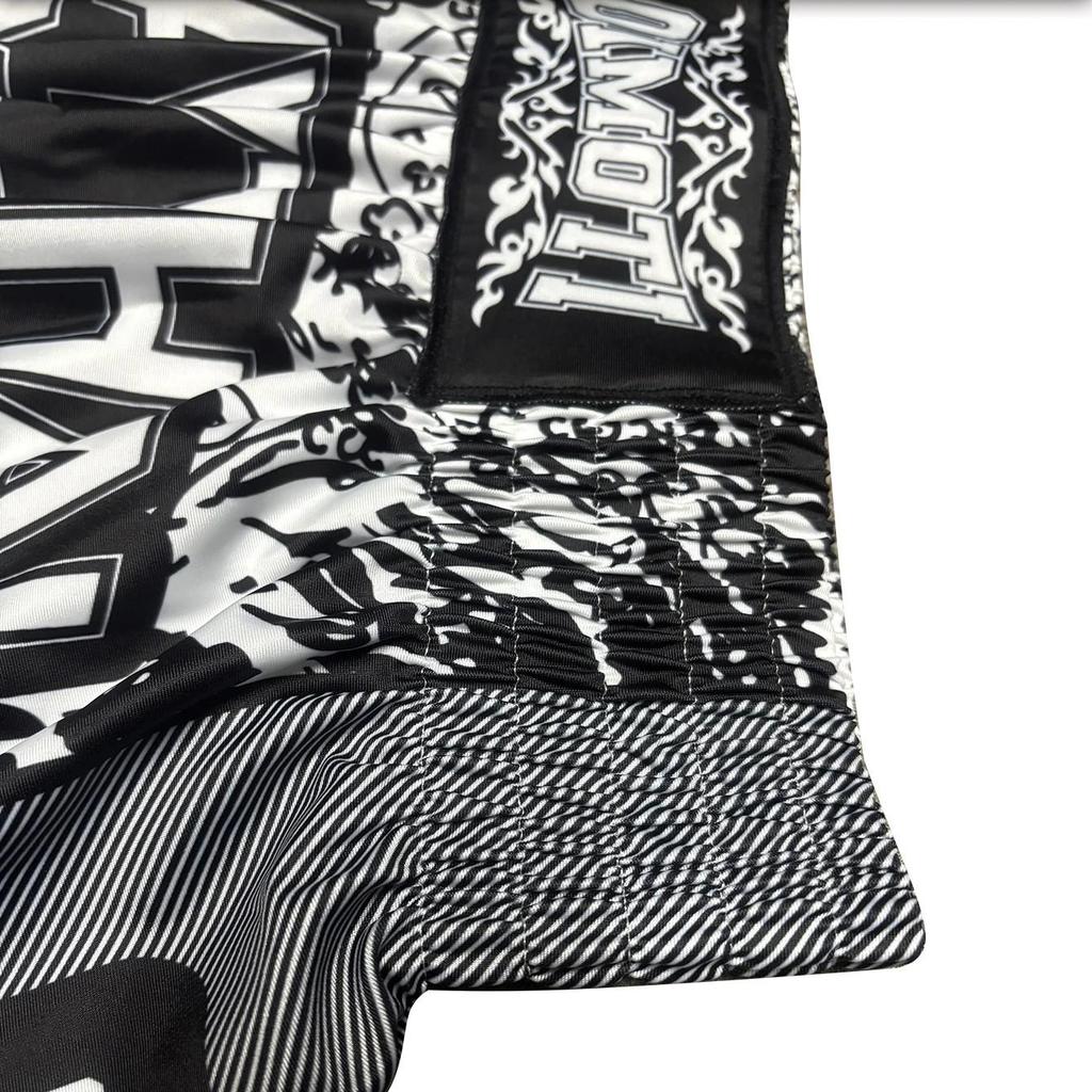 Yarn Tattoo Protect Muay Thai Kickboxing Boxing MMA UFC Casual Shorts Gym Sport Unisex Men Women Workout Quick Dry Print Elastic High Waist Training