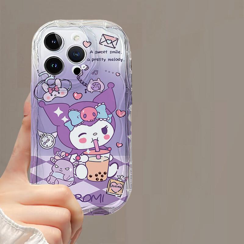 Case For OPPO Realme C85 PRO C83 16 15 Pro 14 5G 5 5i C67 C63 C65 C21Y C35 5G Cute Kuromi Melody Sanrio Clear Phone Casing