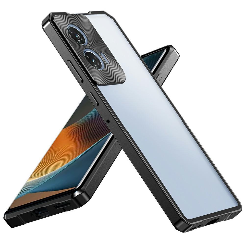 Для Motorola Edge 50 Fusion 5G Чехол Твердый ПК Металлическая рамка Матовый чехол для телефона