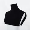 Solid Color Turtleneck Fake Collar Extensions Half Top Blouse New Mock Neck Cover