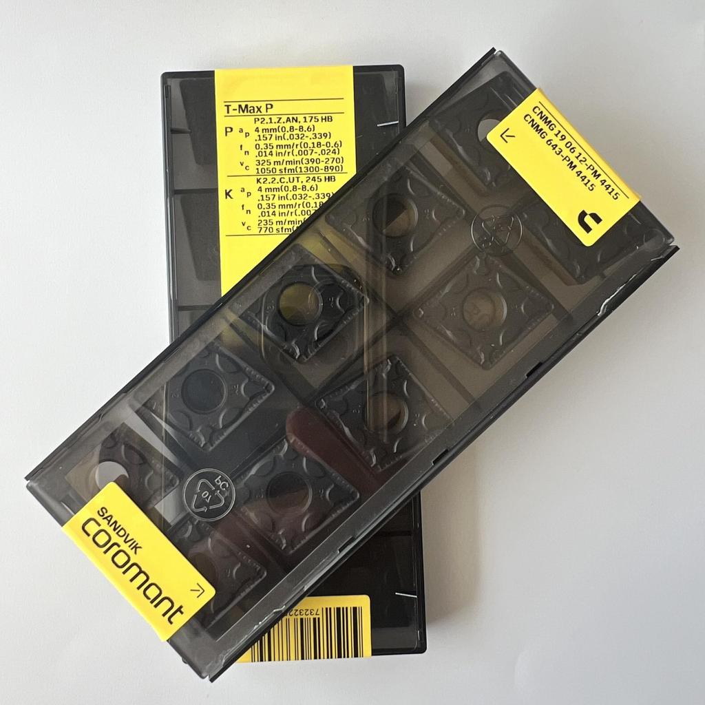Sandvik / CNMG190612-PM 4415 / Оригинальная шведская твердосплавная пластина 10 шт.