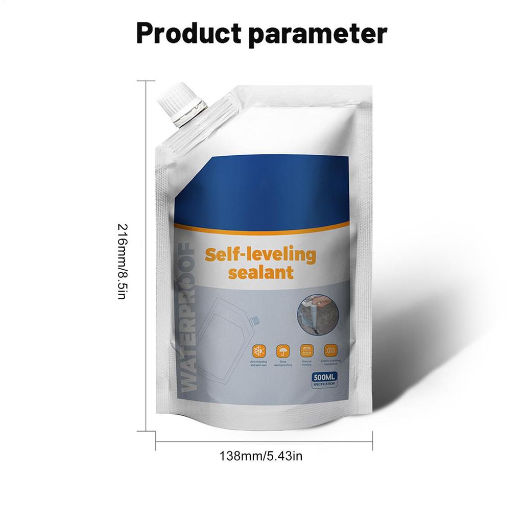 Concrete Sealant 500ml Cement Concrete Waterproofing Sealant Heavy Duty Sealing Glue Crack Repair Wall Joint Caulking Adhesive