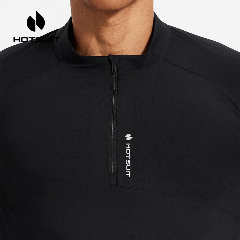 Мужская футболка HOTSUIT с длинным рукавом, быстросохнущая, для бега и тренировок