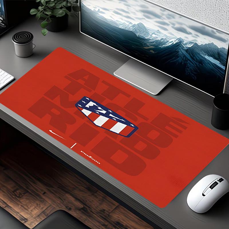 Atletico Madrid Print Mouse Pad, for Keyboard Pad Laptop PC Mat for Office Home Use, Desk Decor, Perfect Birthday Gift for Gamers