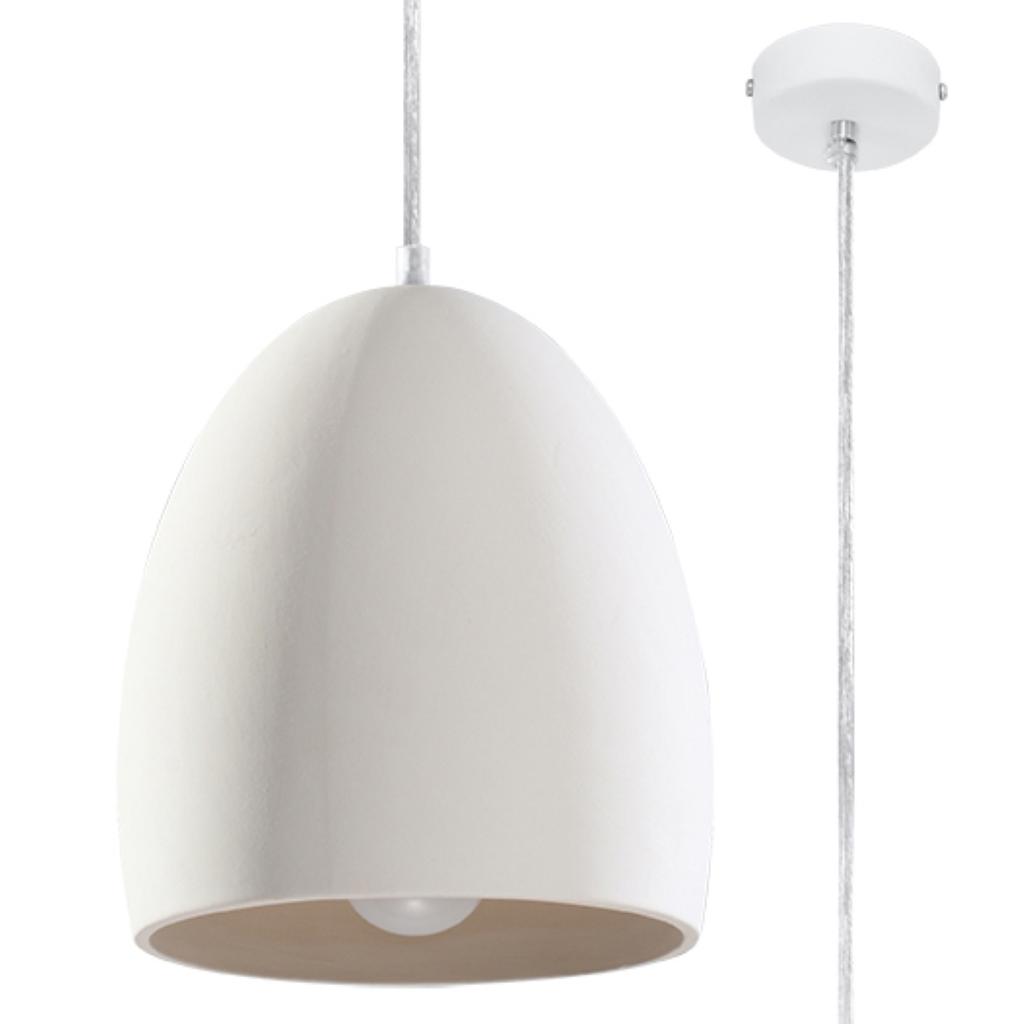 Lampa Wisząca Anato 1 E27 Biały Lumilo 08.504.48