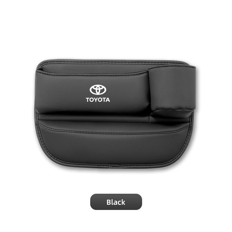 AOT1 NEW PU Leather Car Seat Storage Bag Multifunctional Gap Organizer Box For Toyota Gazoo Racing Corolla Crown Yaris Chr Auris Rav4400000