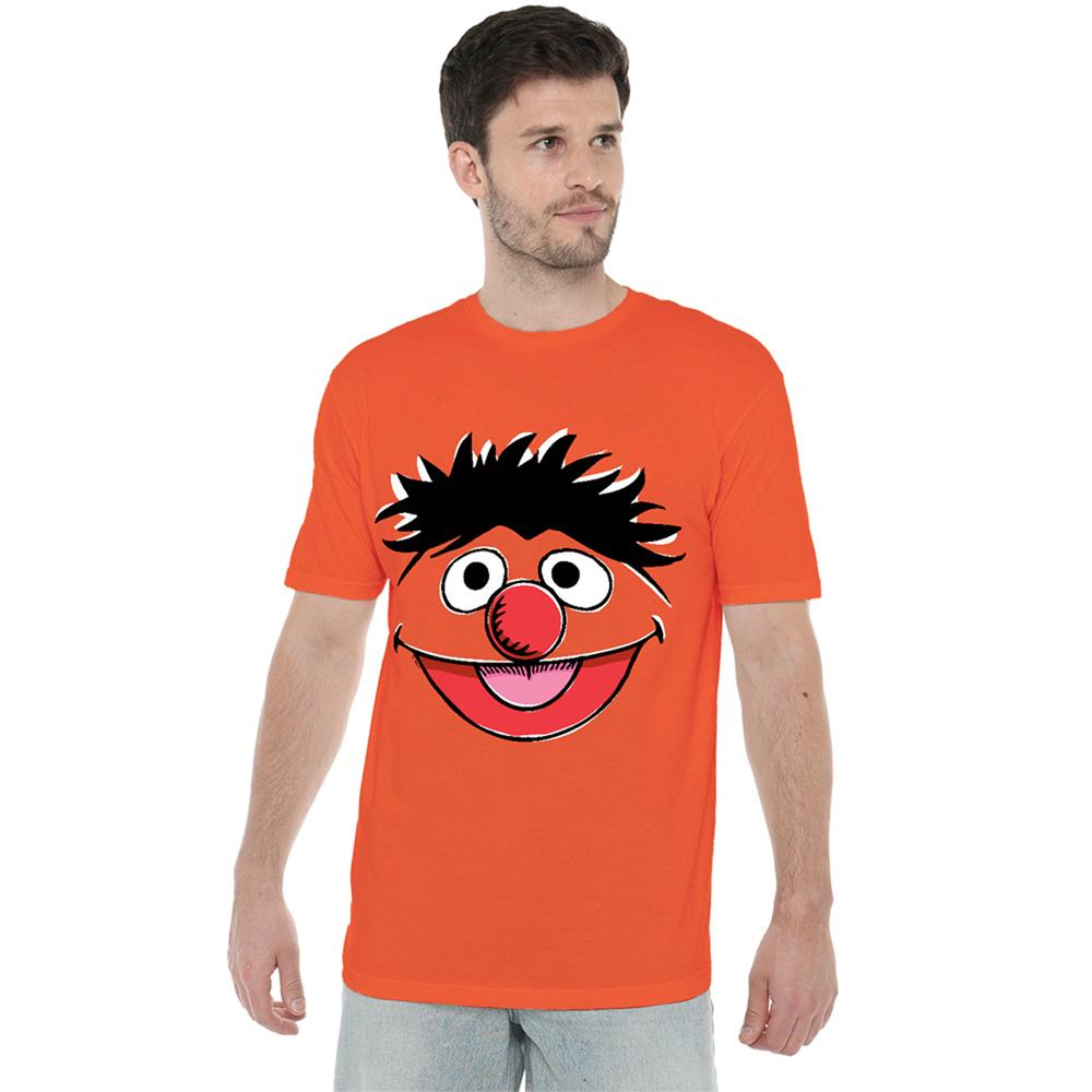 Sesame Street Unisex Adult Retro Ernie Sketch T-Shirt