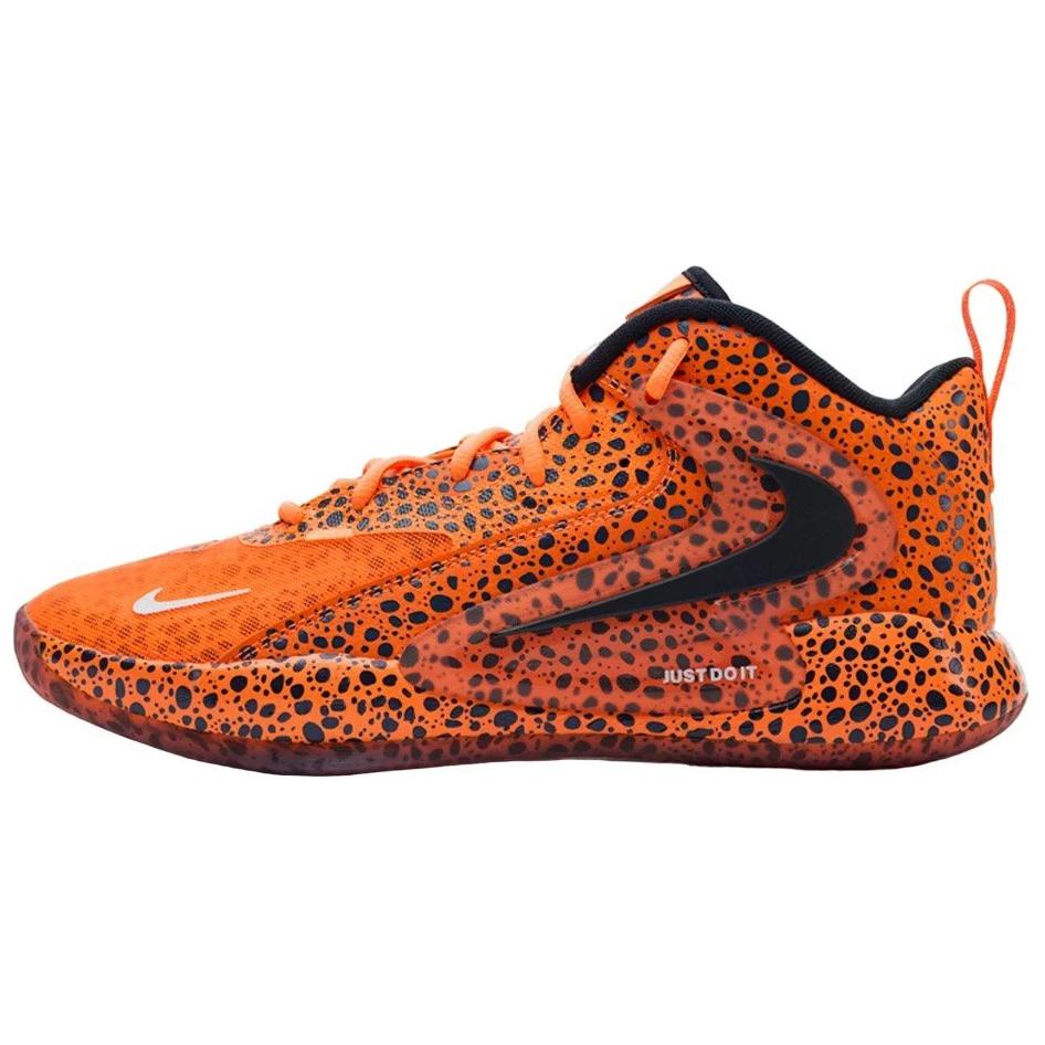 Nike React HyperSet Slip Resistant Abrasion Resistant Mid top Volleyball Shoes Men's Orange FV3687-900