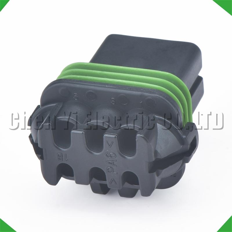 6 Pin Automotive Connectors Low pressure expansion valve of compressor Wire Harness plug 15344052 For GM