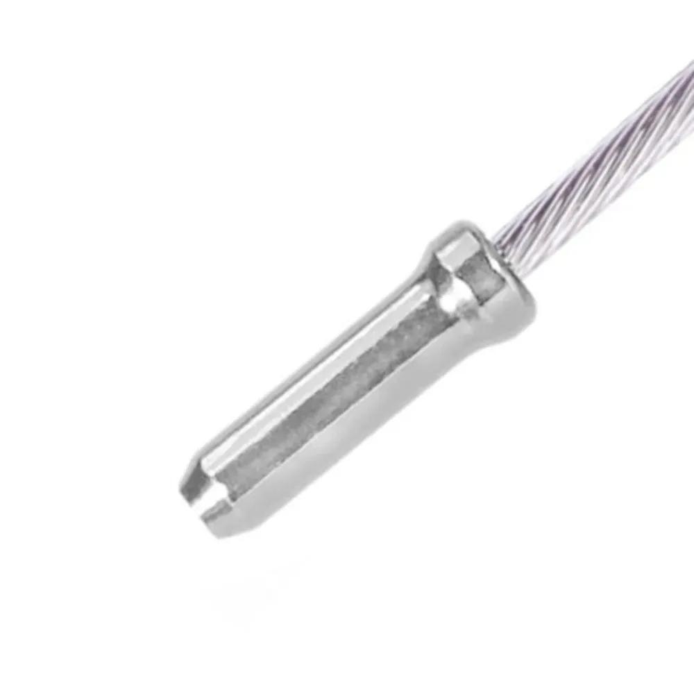 Crimps Tips Cycling Parts 20Pcs Bike Cable End Fitting Aluminum Alloy Cable End Caps Bicycle Brake Derailleur Shifter Caps