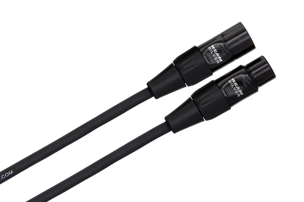 Hosa XLR Mic Cable 1.5m Male-Female HMIC-005 Black