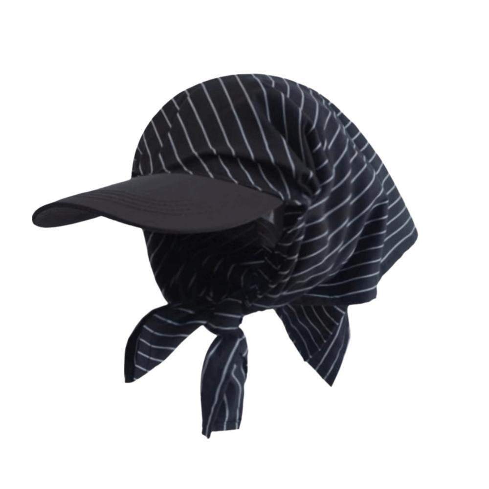Retro Plaid Tied Head Cap Fashionable Strap Headscarf Hat Apparel Accessories