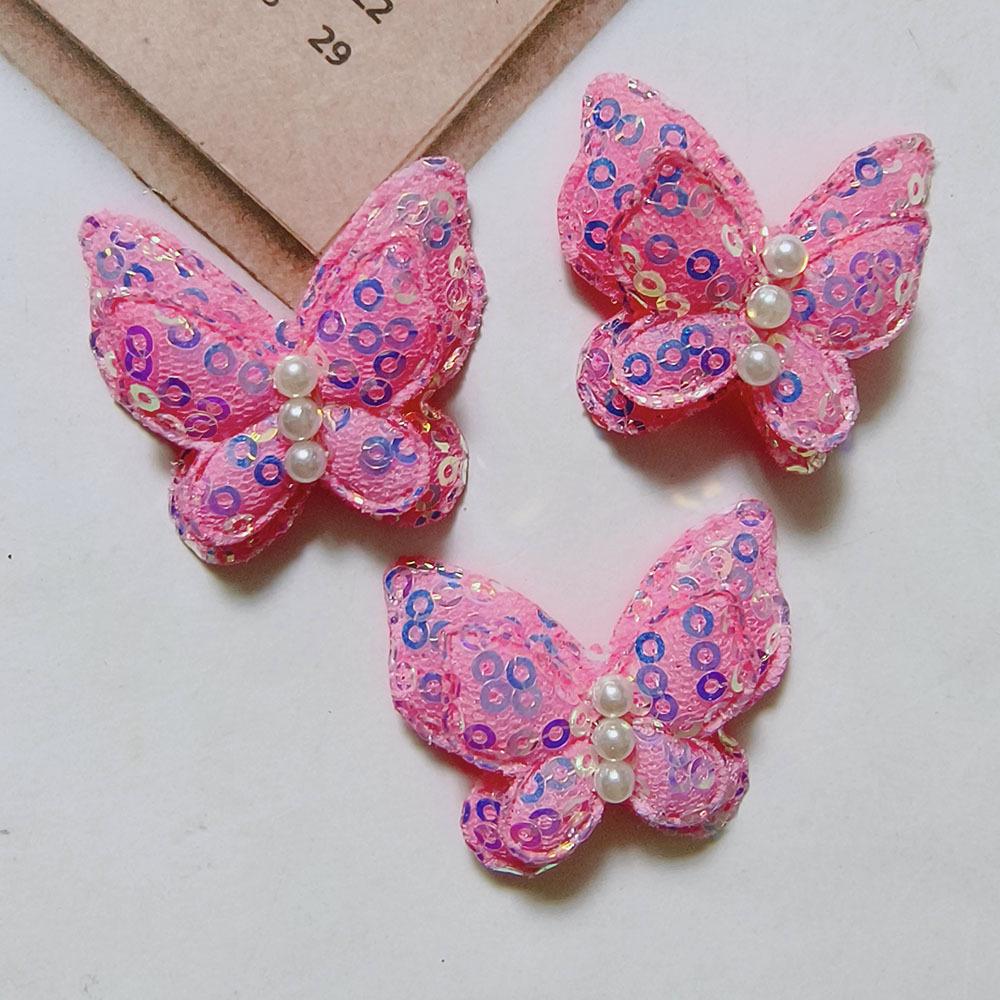 Жемчужная Пайеточная Бабочка Детские Аксессуары для Волос Обувь, Одежда, Сумки и Аксессуары Аксессуары-Бабочки