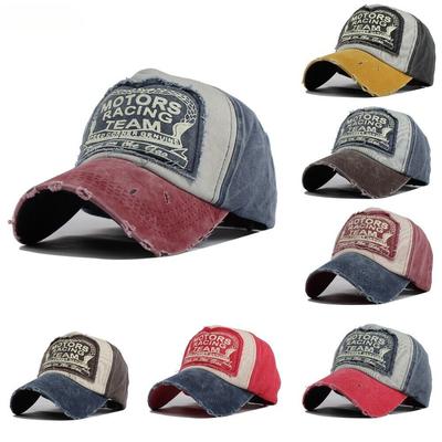 Модная унисекс ретро бейсболка женская мужская повседневная кепка Snapback стираный хлопок винтажная ковбойская фурнитура мужская синяя беспорядок с вышитым быком