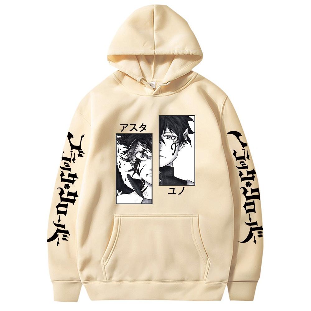 2021 аниме черный клевер толстовка подростковая мода мультфильм толстовка повседневные толстовки