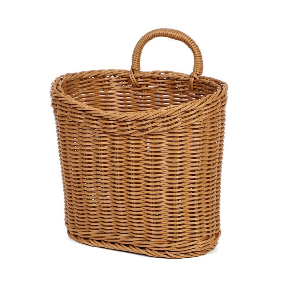 Woven Vegetable Fruit Storage Baskets Hanging Garden Plant Baskets  Kitchen Decoration