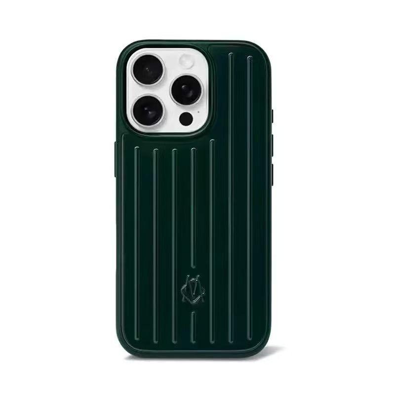Магнитный чехол для телефона из алюминиевого сплава с текстурой для iPhone 16 Pro Max, полное покрытие, защита от царапин и падений