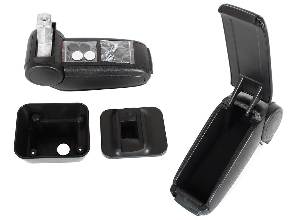 Opel Astra III 04-14 armrest SET BLACK ECO LEATHER + installation kit