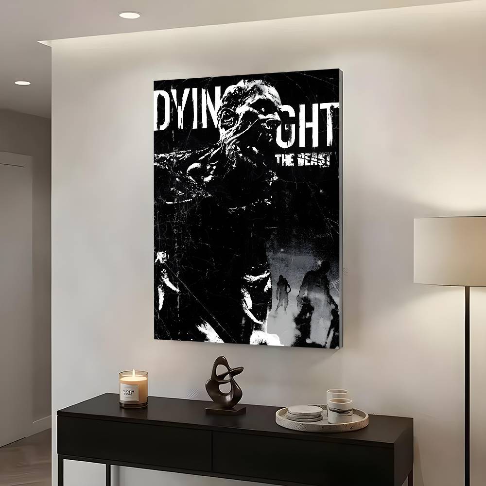 1 шт. Игровой плакат-наклейка D-Dying Light The Beast, водостойкая печать, настенное искусство для гостиной, спальни, домашнего декора