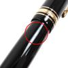 Very Good MONTBLANC fountain pen Meisterstck 146 white star Black gold 14K mens Used
