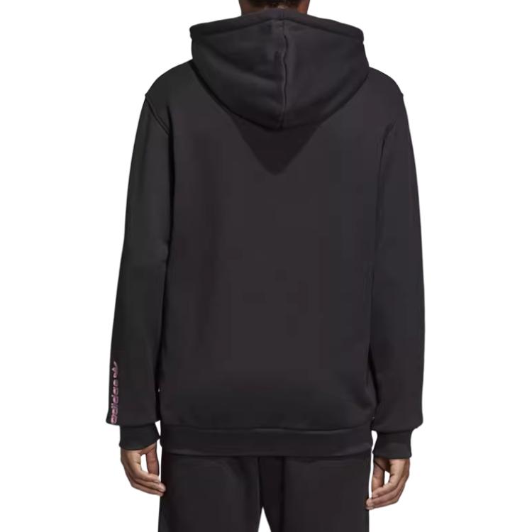 adidas Толстовка Originals D с капюшоном мягкая удобная с длинным рукавом американская мужская толстовка с капюшоном черная DV2038