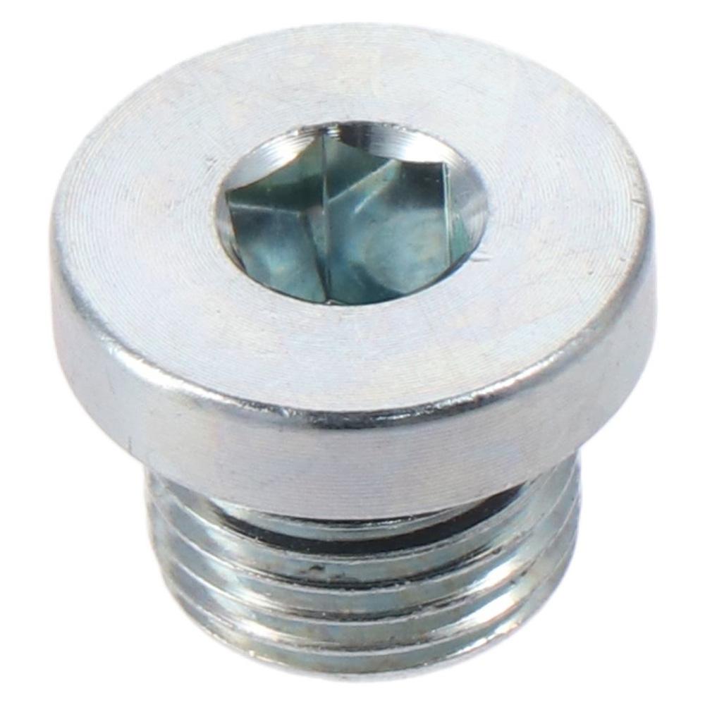 Серебряная шестигранная резьбовая пробка из нержавеющей стали, резиновая уплотнительная масляная пробка, винт, рабочий