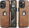 Роскошный деловой мягкий кожаный чехол для телефона для IPhone 15 14 13 12 11 Pro Max Mini X XS XR 7 8 Plus противоударный защитный чехол
