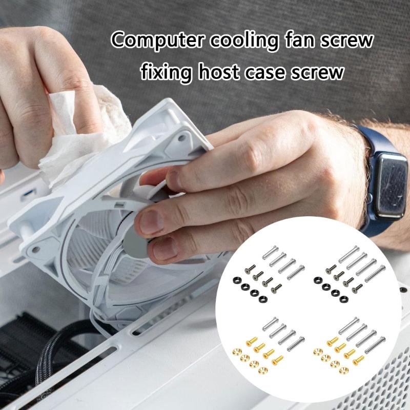 Винты для высокопрочных ПК-кулеров Универсальная совместимость Безинструментальная установка для энтузиастов DIY