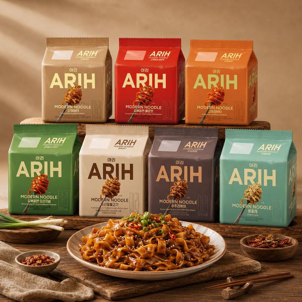 4 упаковки Коллаборация BTS PALDO ARIH Лапша в современном стиле Жареная лапша 7 вкусов