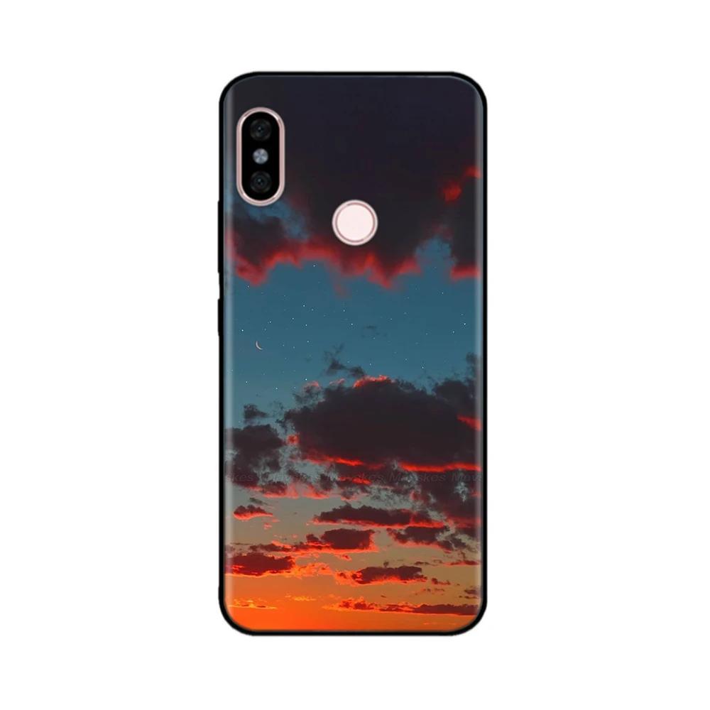Роскошный чехол для Redmi Note 5 Pro С рисунком Полная защита Мягкий жидкий силикон Мультяшная обложка для Xiaomi Redmi Note 5 Pro Note5