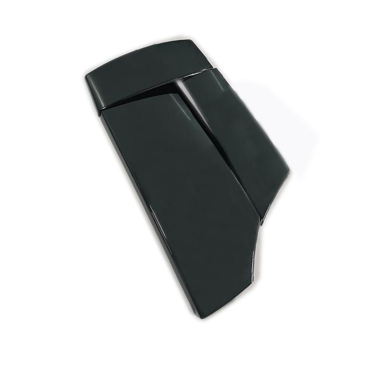 For BMW 5 Series E60 Car Armrest Latch Cover Carbon Fiber Piano Black Center Console Arm Rest Storage Box Lid Cover 2004-2010