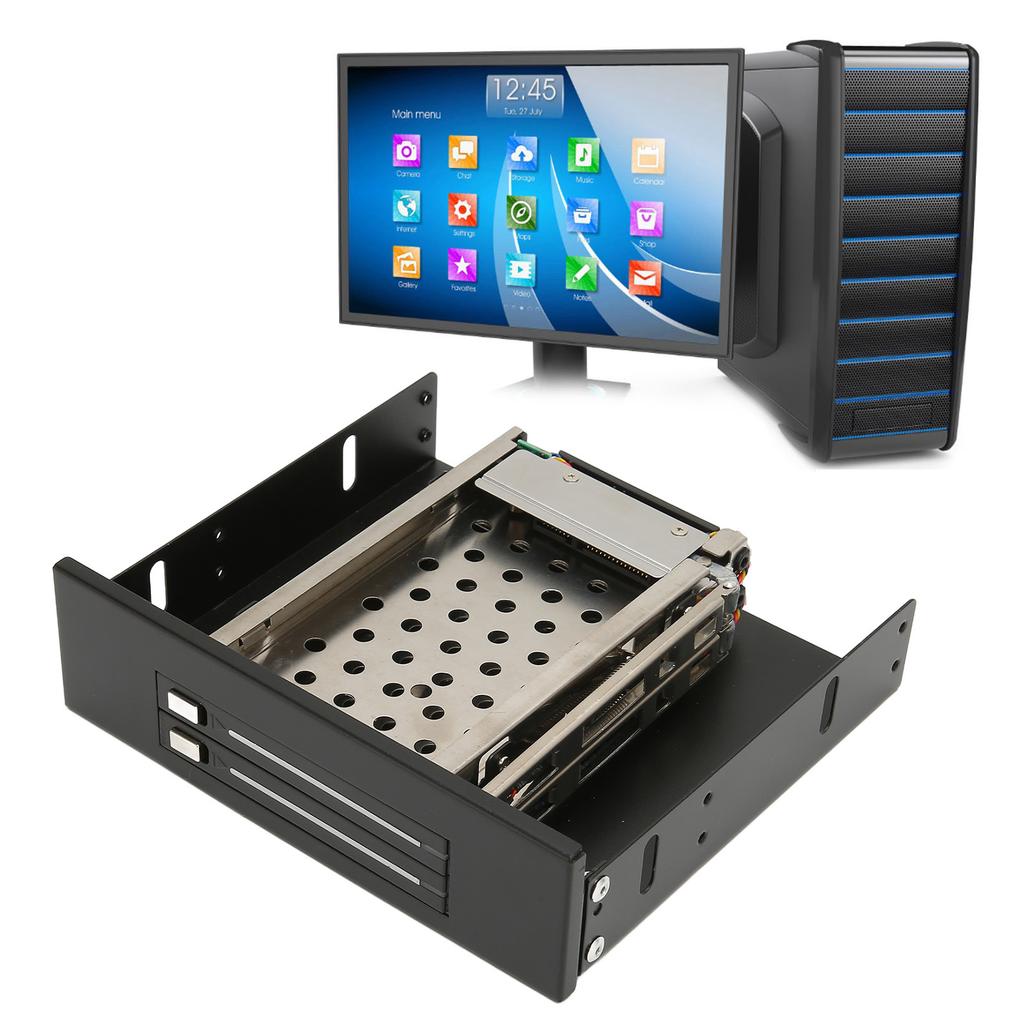 2.5-дюймовый внутренний корпус для HDD с горячей заменой 6 Гбит/с, широко совместимый, интерфейс SATA II, корпус для SATA HDD для серверных компьютеров