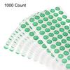 500/1000Pcs Adhesive Labels 10mm QC PASS Mark Green Round Coding Labels Self Adhesive Stickers for Industry Items
