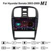 Android WIFI For Hyundai Sonata 2003-2009 With Button Knob Car Radio Multimedia Video Player 2 Din GPS Autoraido 1+16GB