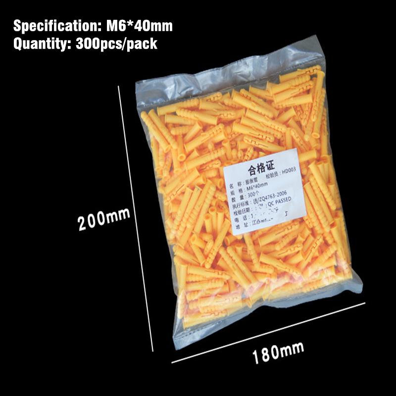 Пластиковая распорная трубка M6*30мм M8*40мм резиновая пробка пластиковая трубка нейлоновая стойка распорный винт анкерная пробка дюбели