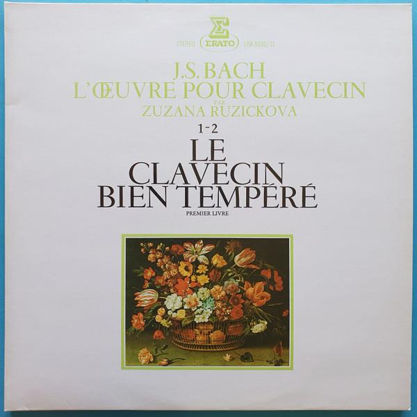 LP Пластинка J.S.. БАХ - ЗУЗАНА РУЖИЧКОВАЯ - Клавир Well-Tempered, Первый том ERA9030 ERATO 1970 Япония Классика Б/У