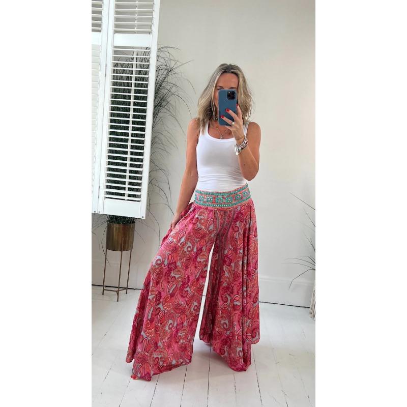 Женские новые летние повседневные брюки с эластичной резинкой на талии