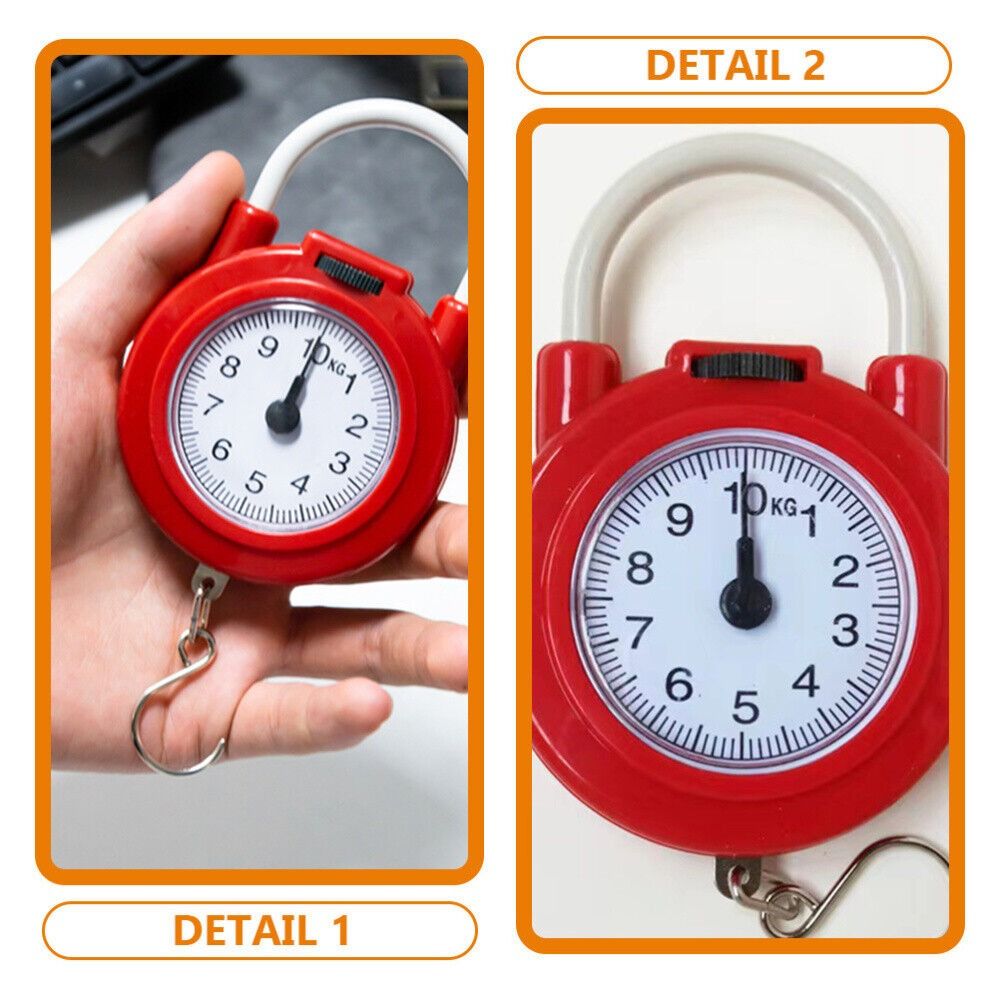 Металлические весы Портативные подвесные весы Высокая точность с крючковыми пружинными весами