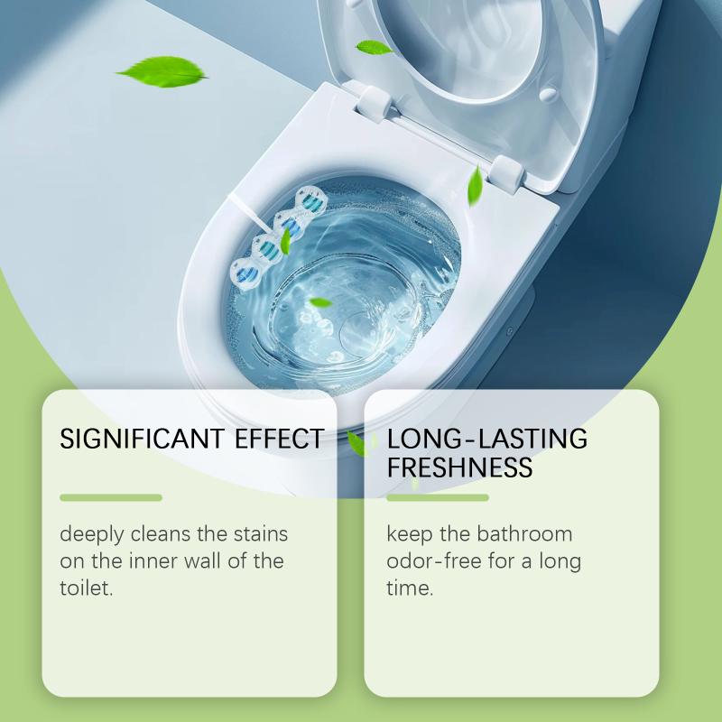 Long Lasting Fragrance Hanging Toilet Cleaning Ball Efficient Dirt Removal No Residue For Bathroom