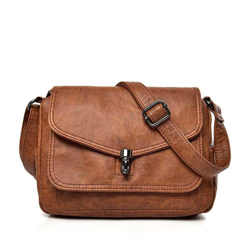 Brand High Quality Leather Handbags Crossbody Woman Messenger Bags